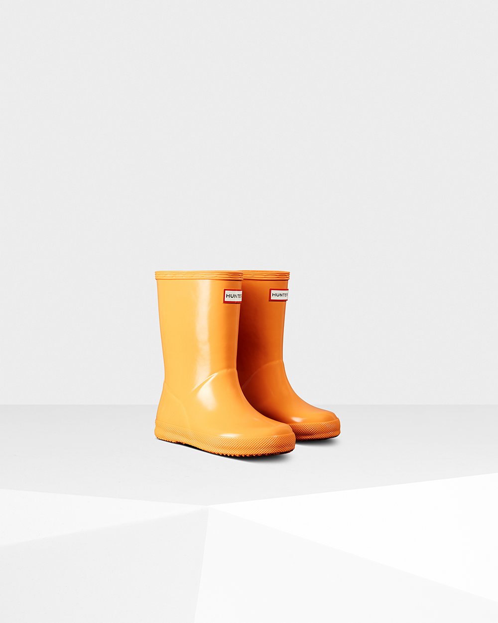 Botas de Lluvia Hunter Niños - Original First Classic Gloss - Naranjas - NPTHXRY-97